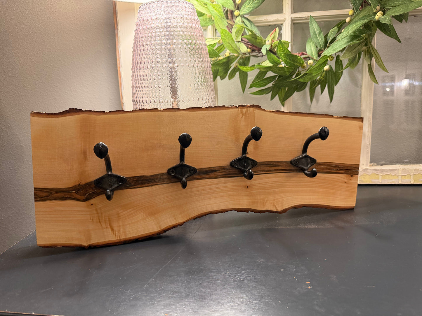 The Timberline | Live Edge Maple Coat Rack